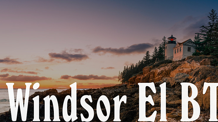 Windsor El BT Font