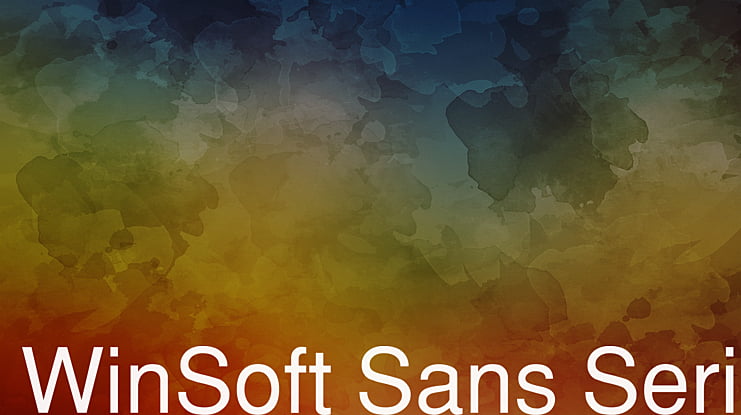 WinSoft Sans Serif Font