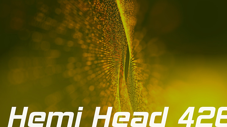 Hemi Head 426 Font