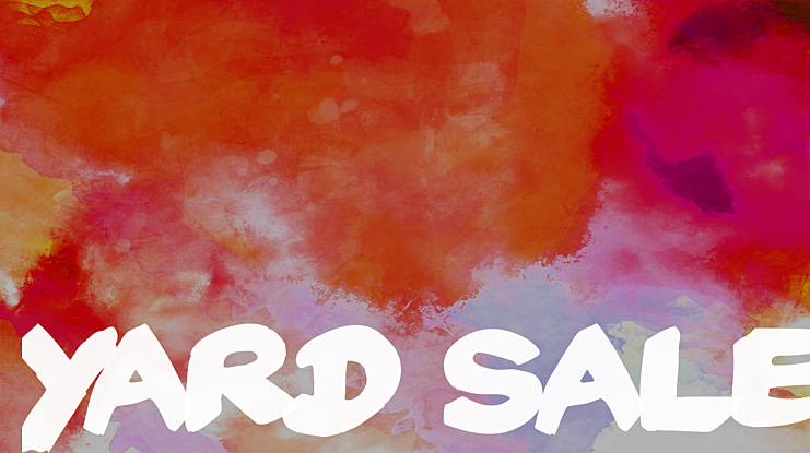Yard Sale Font