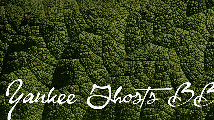 Yankee Ghosts BB Font