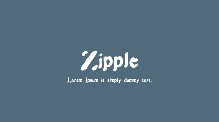 Zipple Font
