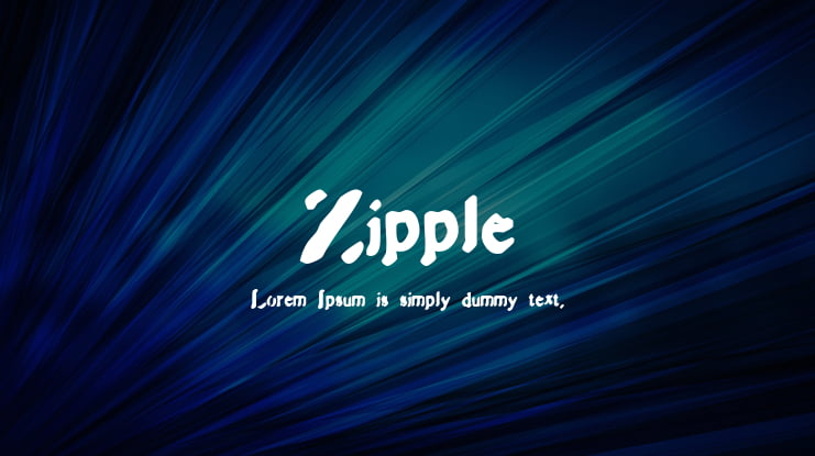 Zipple Font