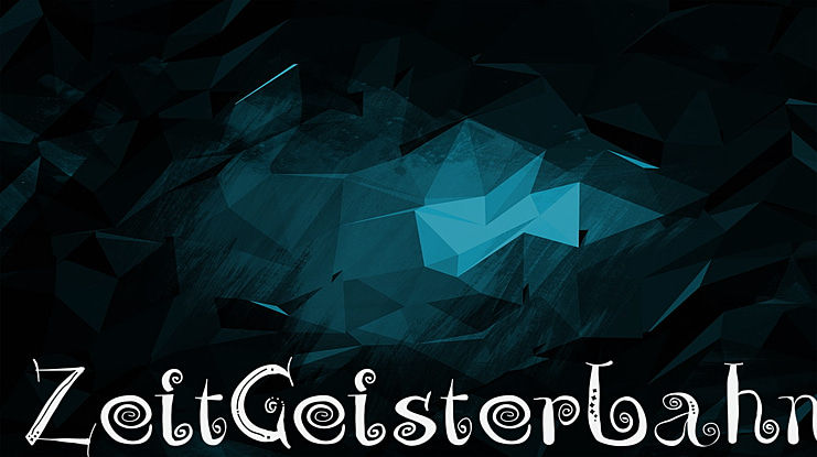 ZeitGeisterbahn Font