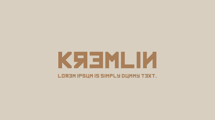 Kremlin Font