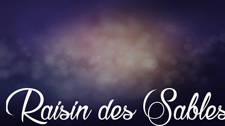Raisin des Sables Font