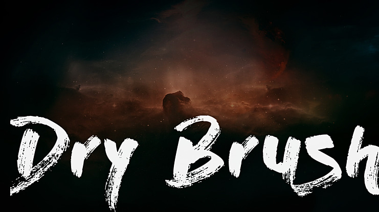 Dry Brush Font