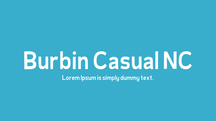 Burbin Casual NC Font