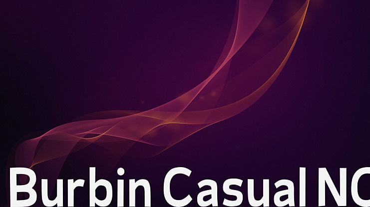 Burbin Casual NC Font