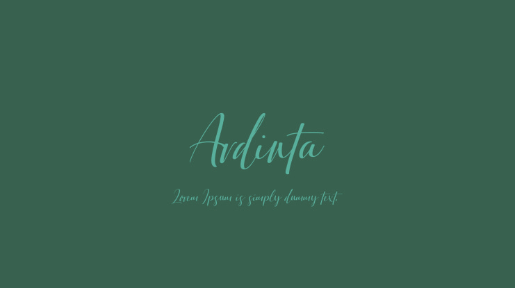 Ardinta Font
