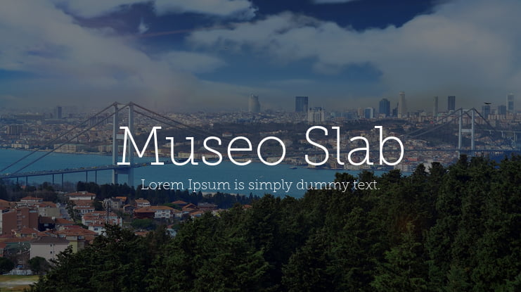 Museo Slab Font Family