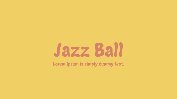 Jazz Ball Font Family