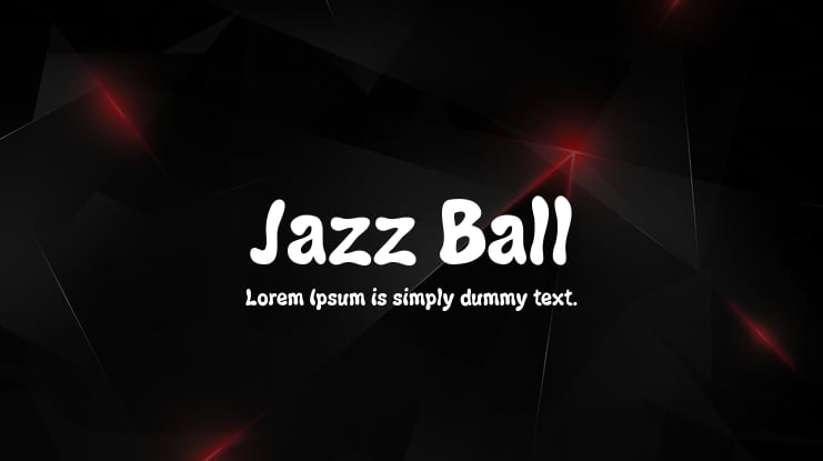 Jazz Ball Font Family