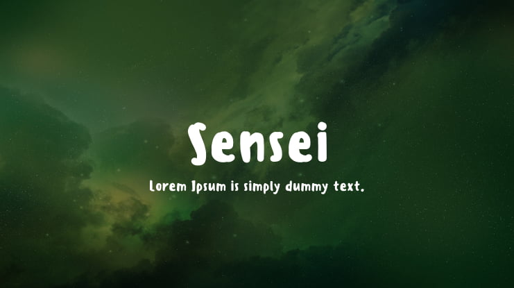 Sensei Font