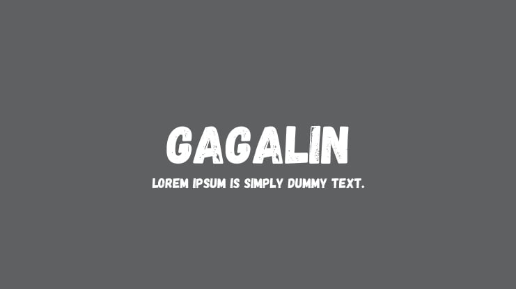 Gagalin Font