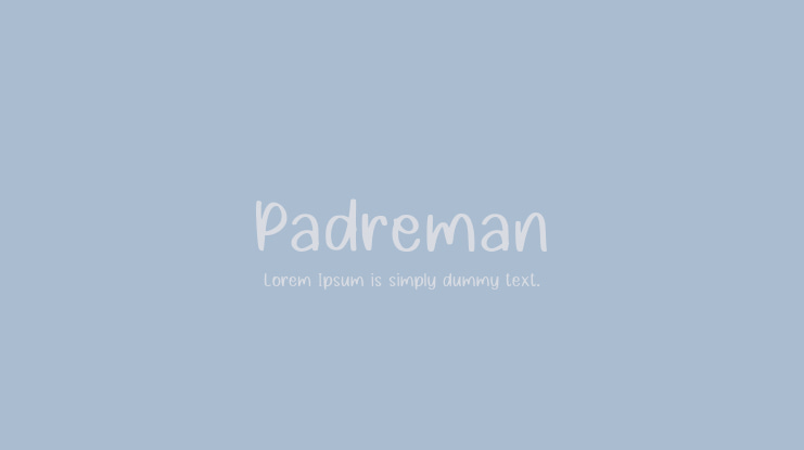 Padreman Font