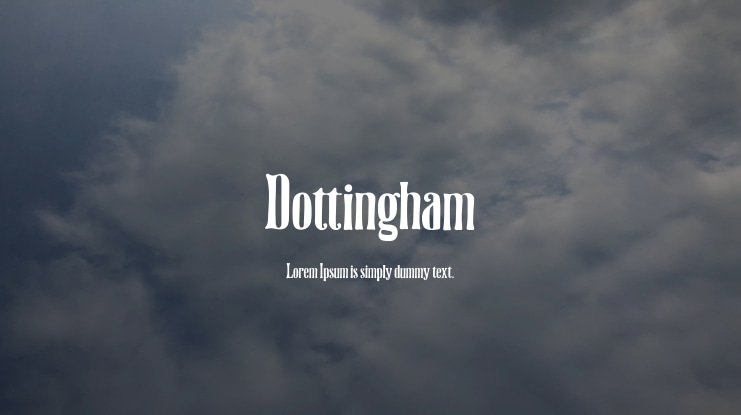 Dottingham Font