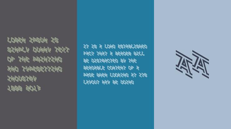 Hokjesgeestcube Font Family