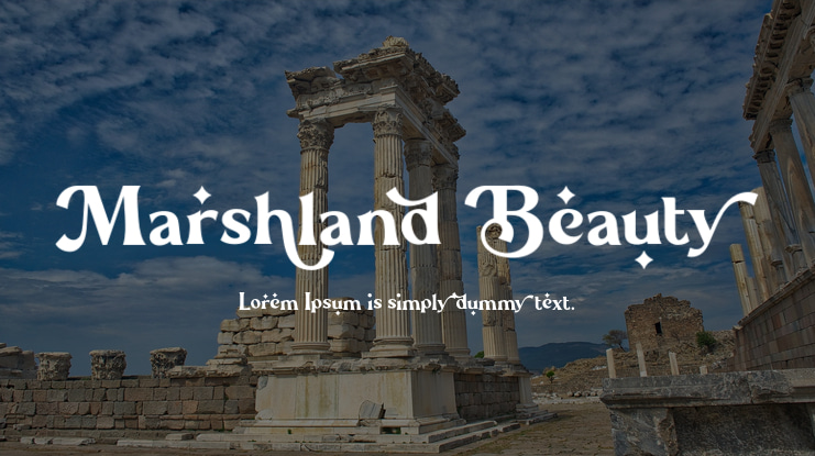 Marshland Beauty Font