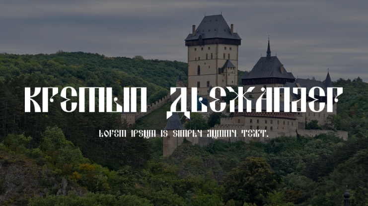 Kremlin Alexander Font