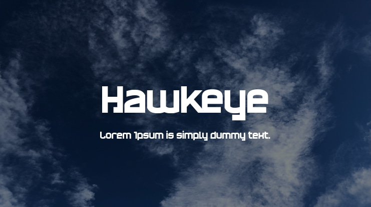 Hawkeye Font