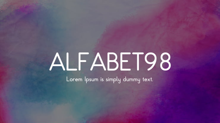 ALFABET98 Font