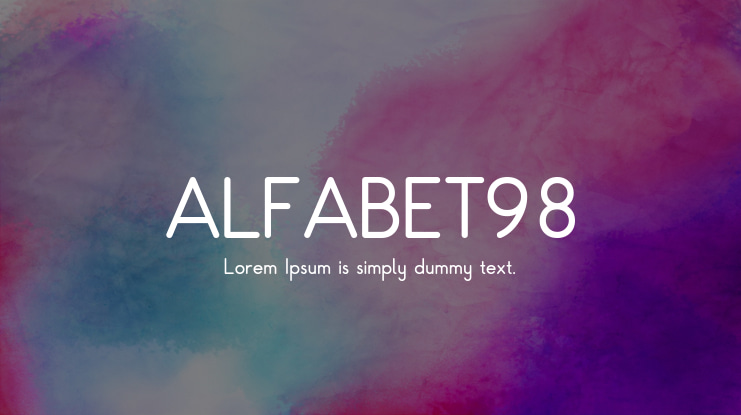 ALFABET98 Font