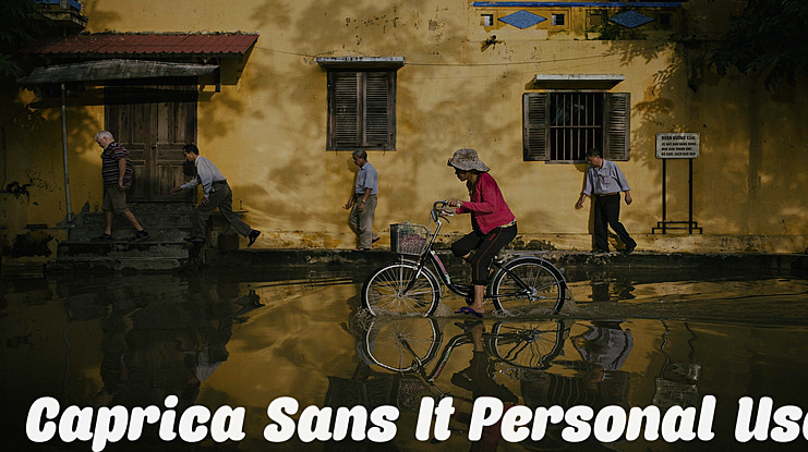 Caprica Sans It Personal Use Font Family