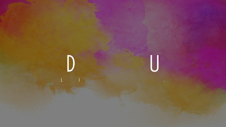 Donau Uppercase Font