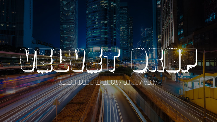 Velvet Drop Font Family