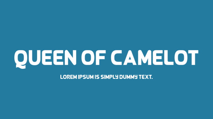 Queen of Camelot Font Family