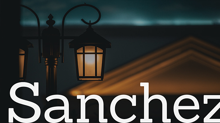 Sanchez Font Family