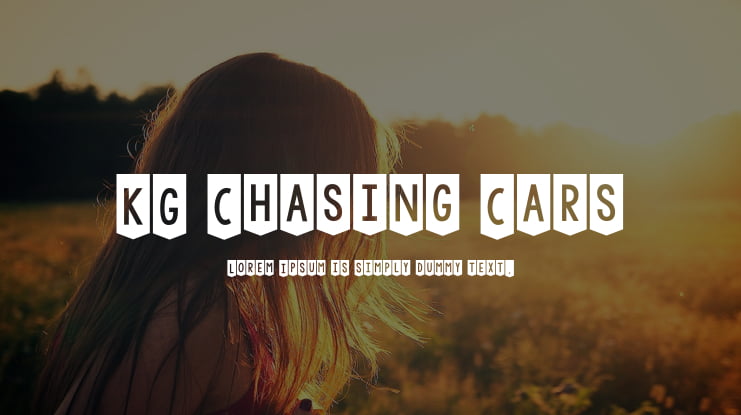 KG Chasing Cars Font : Download Free for Desktop & Webfont