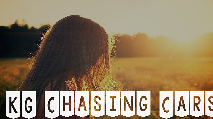 KG Chasing Cars Font