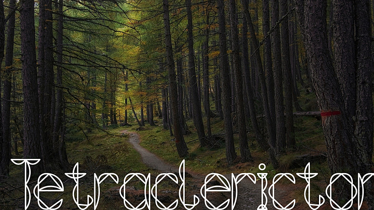 Tetraclericton Font