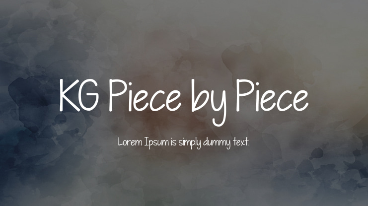 KG Piece by Piece Font