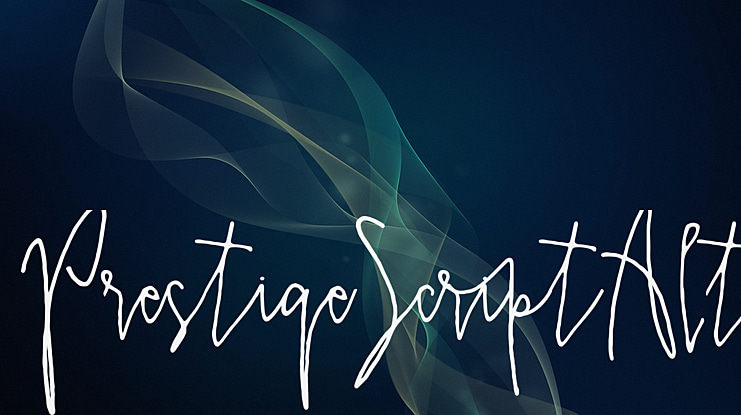 PrestigeScriptAlt Font
