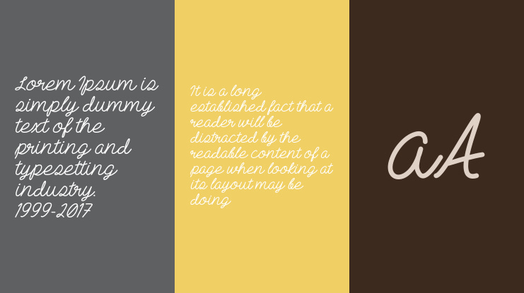 End of the dream Font