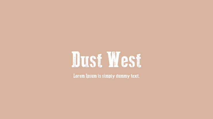 Dust West Font