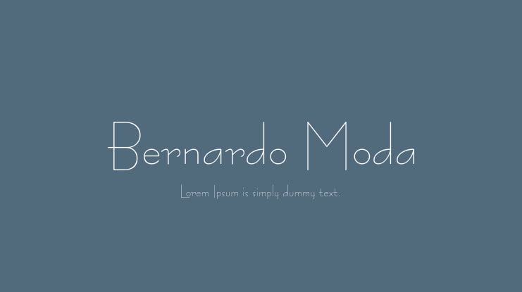 Bernardo Moda Font Family