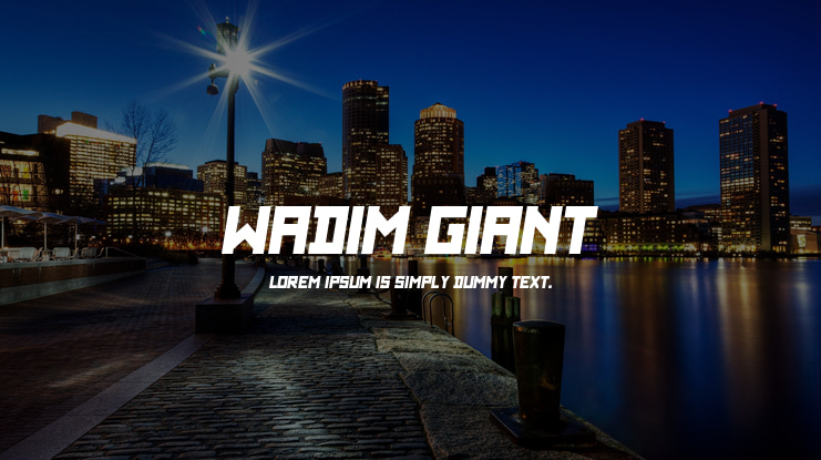 Wadim Giant Font Family