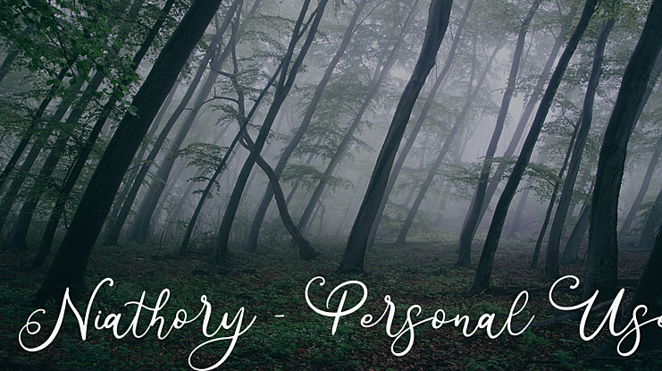 Niathory - Personal Use Font