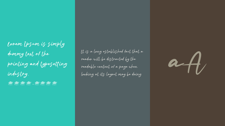 Rhiledia - Personal Use Font