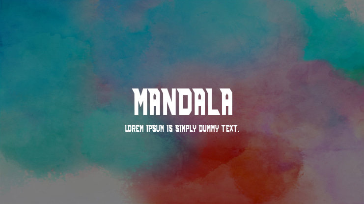 Mandala Font