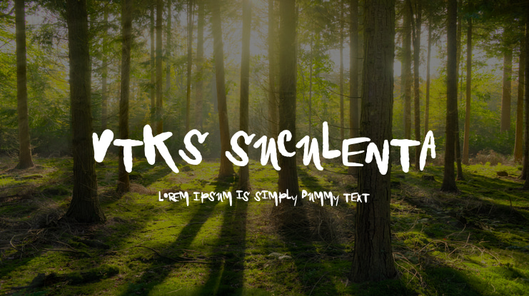 Vtks Suculenta Font