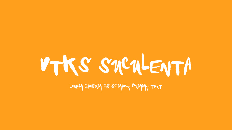 Vtks Suculenta Font