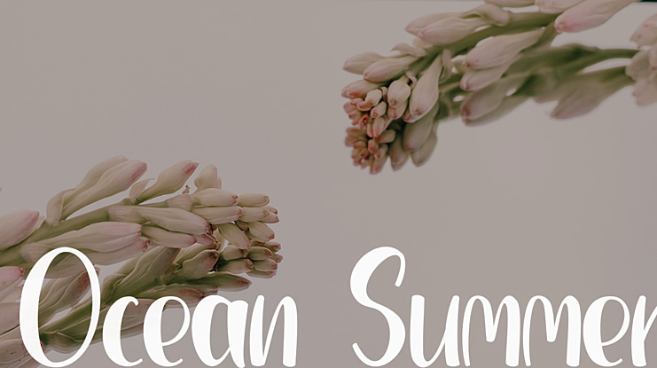 Ocean Summer Font