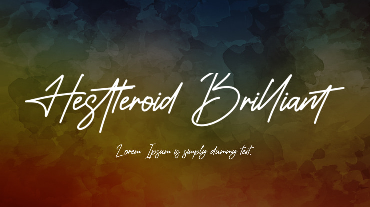 Hestteroid Brilliant Font