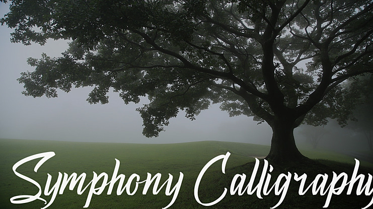 Symphony Calligraphy Font