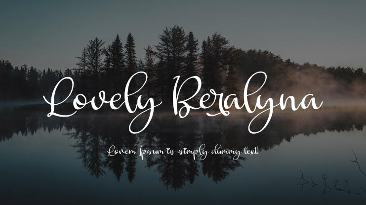 Lovely Beralyna Font